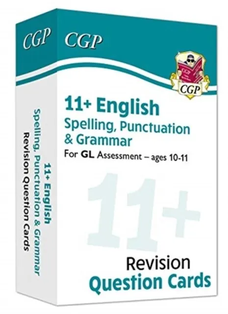 11+ GL REVISION QUESTION CARDS: ENGLISH SPELLING, PUNCTUATION & GRAMMAR - AGES 10-11