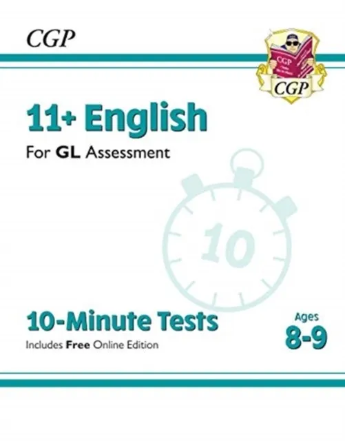 11+ GL 10-MINUTE TESTS: ENGLISH - AGES 8-9 (WITH ONLINE EDITION)