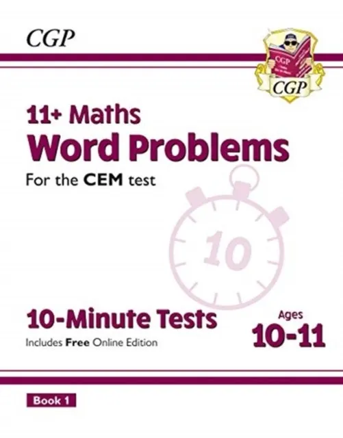 11+ CEM 10-MINUTE TESTS: MATHS WORD PROBLEMS - AGES 10-11 BOOK 1 (WITH ONLINE EDITION)
