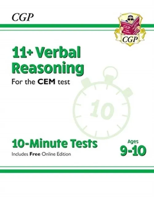 11+ CEM 10-MINUTE TESTS: VERBAL REASONING - AGES 9-10 (WITH ONLINE EDITION)