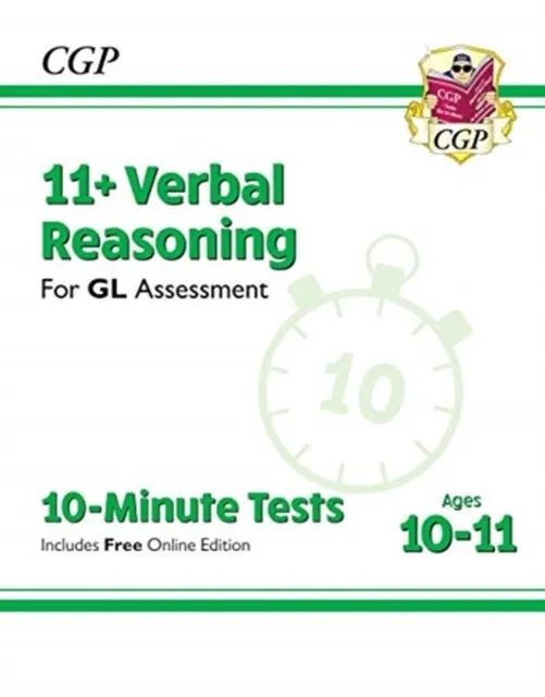11+ GL 10-MINUTE TESTS: VERBAL REASONING - AGES 10-11 BOOK 1 (WITH ONLINE EDITION)