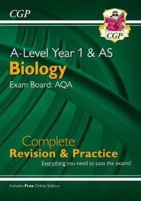 A-LEVEL BIOLOGY: AQA YEAR 1 & AS COMPLETE REVISION & PRACTICE WITH ONLINE EDITION