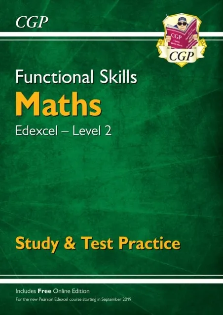 FUNCTIONAL SKILLS MATHS: EDEXCEL LEVEL 2 - STUDY & TEST PRACTICE