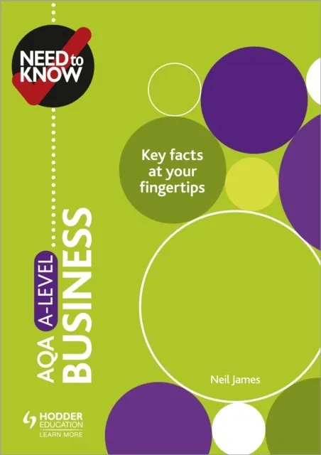 NEED TO KNOW: AQA A-LEVEL BUSINESS