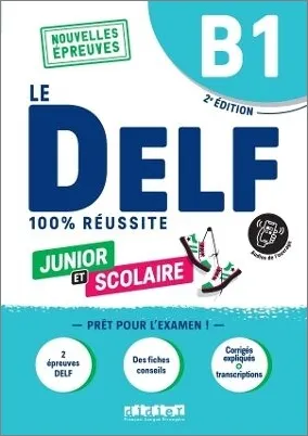 100% DELF JUNIOR SCOL B1 LIVRE+APP ED23