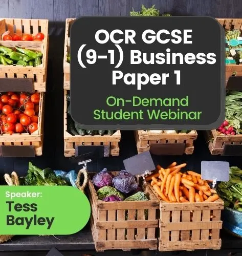 OCR GCSE (9-1) BUSINESS: PAPER 1 ON-DEMAND REVISION