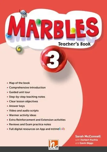 MARBLES TEACHERS BOOK 3 + APP + E-ZONEKIDS