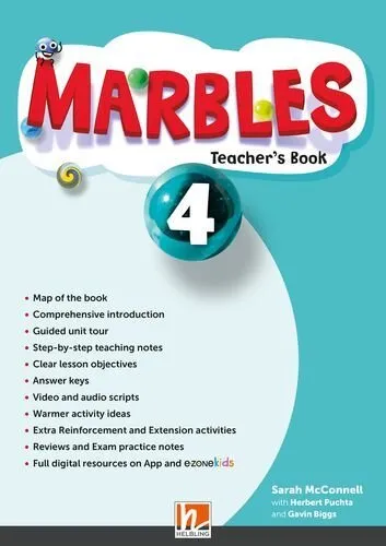 MARBLES TEACHERS BOOK 4 + APP + E-ZONEKIDS