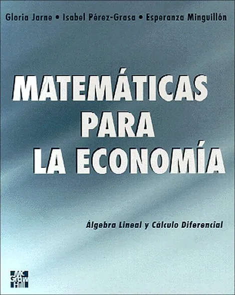 MATEMATICAS PARA ECONOMIA