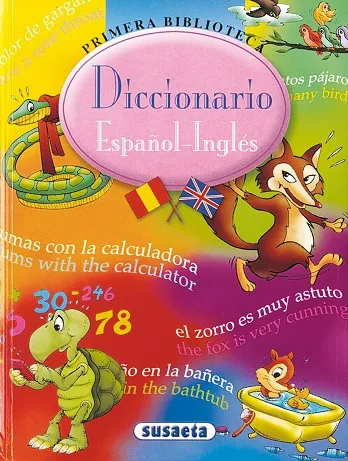 DICCIONARIO ESPAÑOL INGLES SUSAETA PRIMERA BIBLIOTECA
