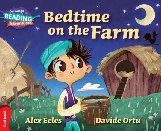 RED BEDTIME ON THE FARM