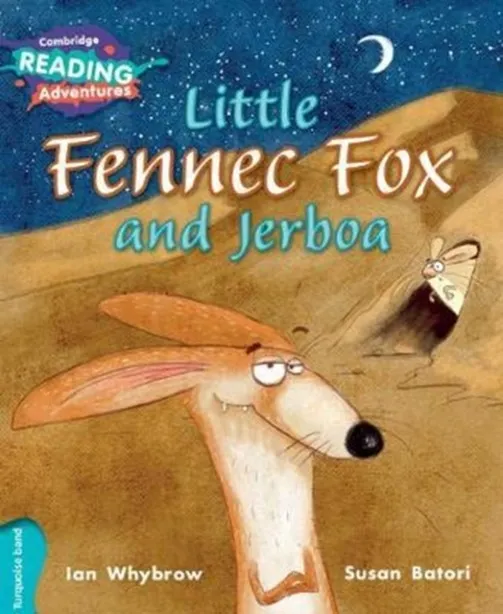 TURQUOISE LITTLE FENNEC FOX AND JERBOA
