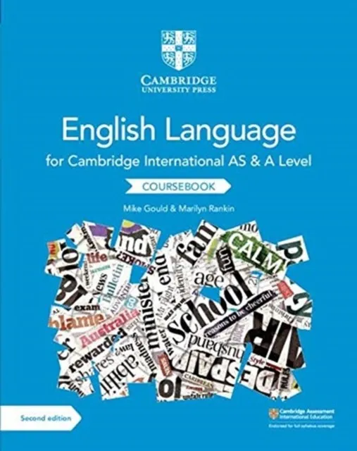 CAMBRIDGE INTERNATIONAL AS & A LEVEL ENGLISH LANGUAGE COURSEBOOK SECOND EDITION