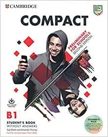 PET COMPACT PRELIMINARY FOR SCHOOLS SB + WB NO KEY