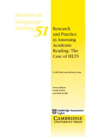IELS RESEARCH AND PRACTICE IN ASSESSING ACADEMIC READING: THE CASE OF IELTS PBK