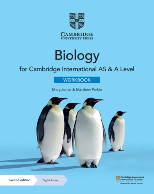 CAMBRIDGE INTERNATIONAL AS & A LEVEL BIOLOGY WORKBOOK WITH DIGITAL ACCESS 2 YEAR