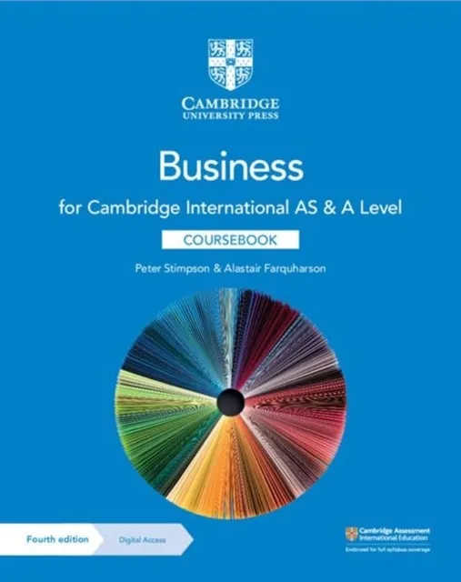 CAMBRIDGE INTERNATIONAL AS & A LEVEL BUSINESS COURSEBOOK WITH DIGITAL ACCESS