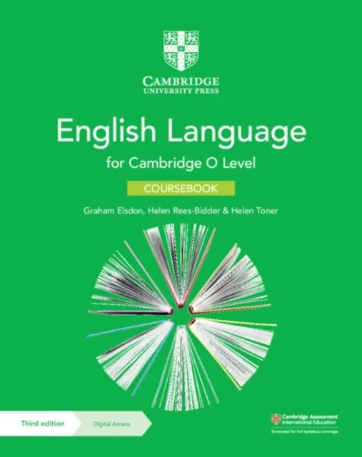 CAMBRIDGE O LEVEL ENGLISH LANGUAGE COURSEBOOK WITH DIGITAL ACCESS 2 YEAR