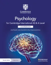 CAMBRIDGE INTERNATIONAL AS & A LEVEL PSYCHOLOGY COURSEBOOK WITH DIGITAL ACCESS 2 YEAR