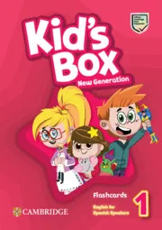 KID'S BOX NEW GENERATION LEVEL 1 FLASHCARDS ENGLISH FOR SPANISH SPEAKERS