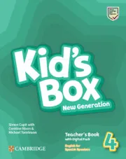 KID'S BOX NEW GENERATION LEVEL 4 TEACHER'S BOOK WITH DIGITAL PACK ENGLISH FOR SPANISH SPEAKERS