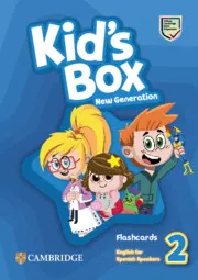 KID'S BOX NEW GENERATION LEVEL 2 FLASHCARDS ENGLISH FOR SPANISH SPEAKERS