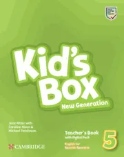 KID'S BOX NEW GENERATION LEVEL 5 TEACHER'S BOOK WITH DIGITAL PACK ENGLISH FOR SPANISH SPEAKERS