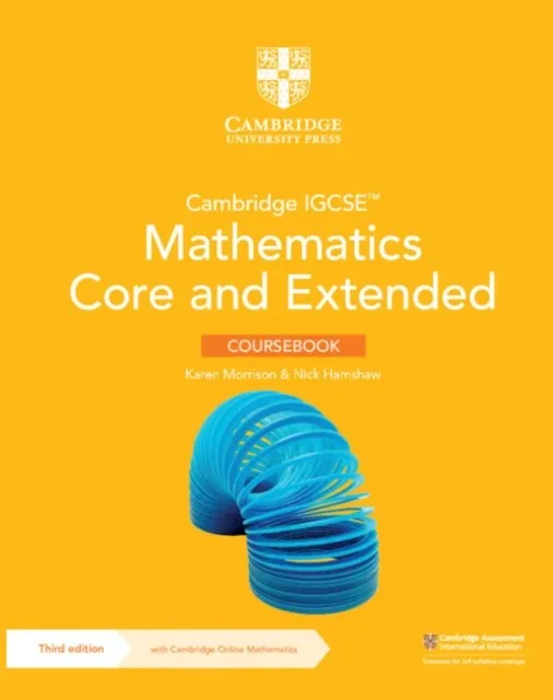 CAMBRIDGE IGCSE™ MATHEMATICS CORE AND EXTENDED COURSEBOOK WITH CAMBRIDGE ONLINE MATHEMATICS 2 YEAR