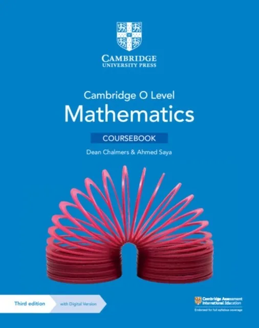 CAMBRIDGE O LEVEL MATHEMATICS COURSEBOOK WITH DIGITAL VERSION 3 YEAR