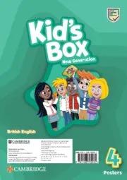 KID'S BOX NEW GENERATION LEVEL 4 POSTERS BRITISH ENGLISH