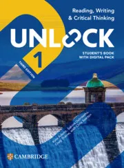 UNLOCK LEVEL 1 READING WRITING AND CRITICAL THINKING STUDENT'S BOOK WITH DIGITAL PACK