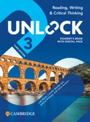 UNLOCK LEVEL 3 READING WRITING AND CRITICAL THINKING STUDENT'S BOOK WITH DIGITAL PACK