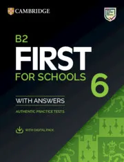 FC B2 FIRST FOR SCHOOLS 6 STUDENT'S BOOK WITH ANSWERS WITH DIGITAL PACK