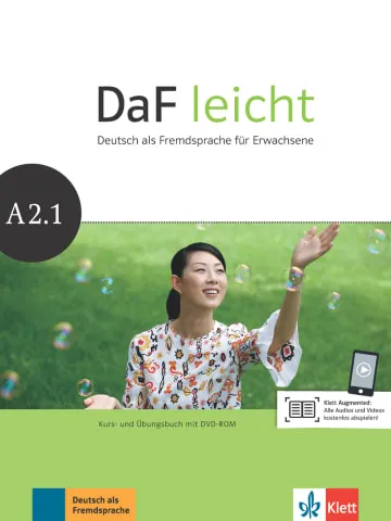 DAF LEICHT A2.1 KURS- UND ÜBUNGSBUCH MIT AUDIOS UND VIDEOS