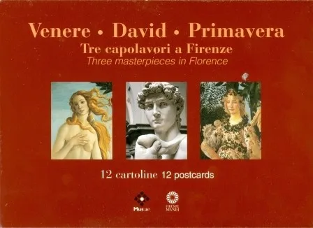 POSTALES (12) - DAVID-VENERE-PRIMAVERA