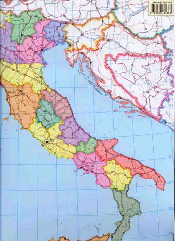 ITALIA FISICO/POLITICA MUDA (DA BANCO)