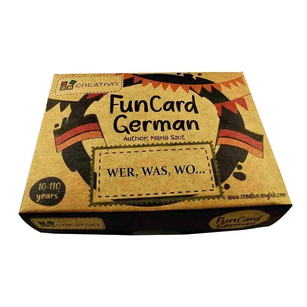 FUN CARD GERMAN WER, WAS, WO... (FICHAS)