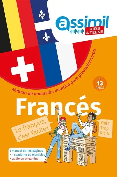 FRANCÉS : MÉTODO DE INMERSION AUDITIVA PARA PREADOLESCENTES : + 13 ANOS