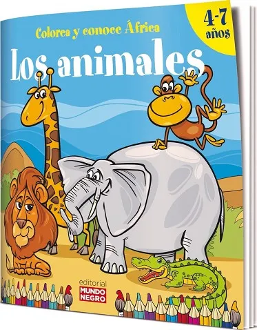 LOS ANIMALES. COLOREA Y CONOCE ÁFRICA