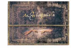 CARPETA PARA DOCUMENTOS / MICHELANGELO, CALIGRAFÍA - COLECCIÓN MANUSCRITOS BELLOS