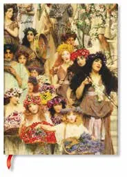 CUADERNO / PRIMAVERA - SERIE LAWRENCE ALMA-TADEMA / MIDI