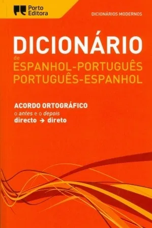 DICCIONARIO MODERNO DE ESPANHOL-PORTUGUÊS-ESPANHOL