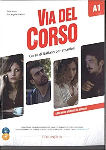 VIA DEL CORSO A1 LIBRO DELLO STUDENTE ED ESERCIZI + 2 CD AUDIO + DVD VIDEO