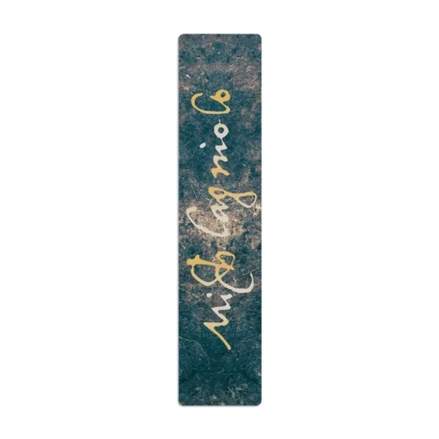 BOOKMARK EMBELLISHED MANUSCRIPTS COLLECTION MICHELANG HANDWRITING