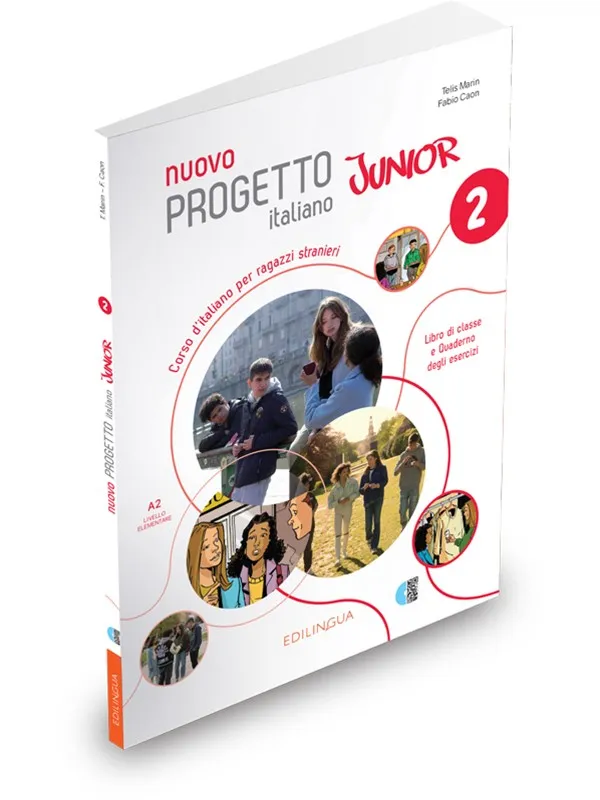 NUOVO PROGETTO ITALIANO JUNIOR 2 LIBRO DI CLASSE E QUADERNO DEGLI ESERCIZI
