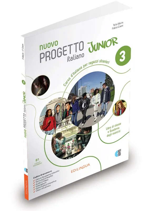 NUOVO PROGETTO ITALIANO JUNIOR 3 LIBRO DI CLASSE E QUADERNO DEGLI ESERCIZI