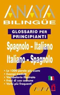 DICCIONARIO GLOSARIO ITALIANO ESPAÑOL