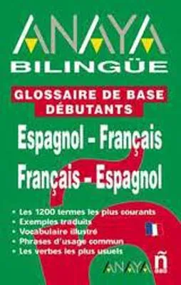 DICCIONARIO GLOSARIO DEBUTANTS FRANCES ESPAÑOL
