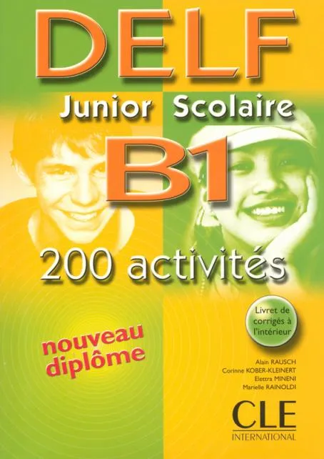 NOUVEAU DELF JUNIOR SCOLAIRE B1 - LIVRE - CORRIGES