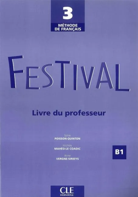 FESTIVAL 3 GUIDE PEDAGOGIQUE
